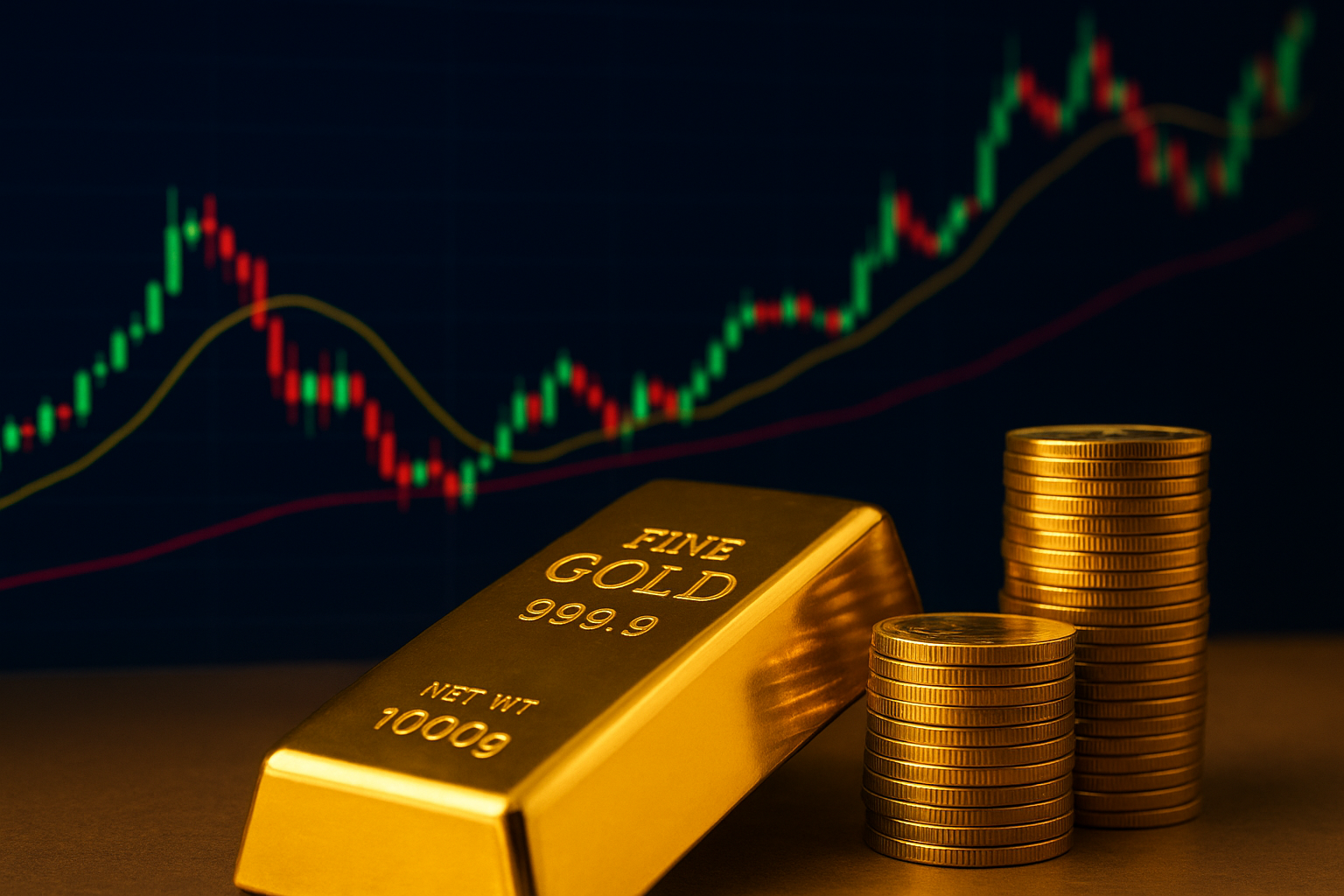 El oro sube con fuerza ante el posible recorte de tipos en EE. UU.